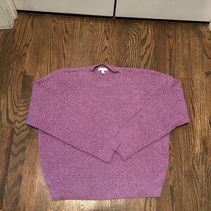 Abound purple sweater. S. Polyester/nylon/spandex